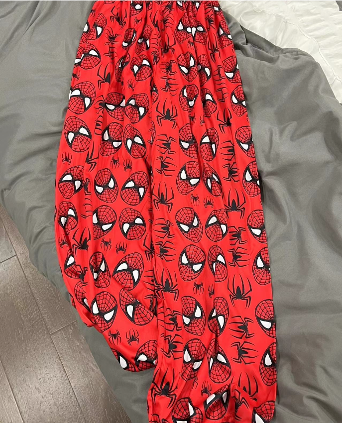 Hellokitty Spiderman Pajama Pants Sleepwear