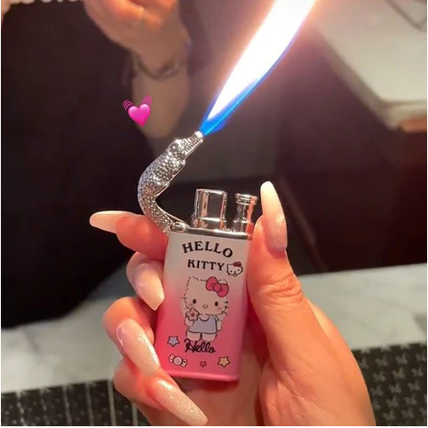 Refillable windproof lighter gift for boyfriend