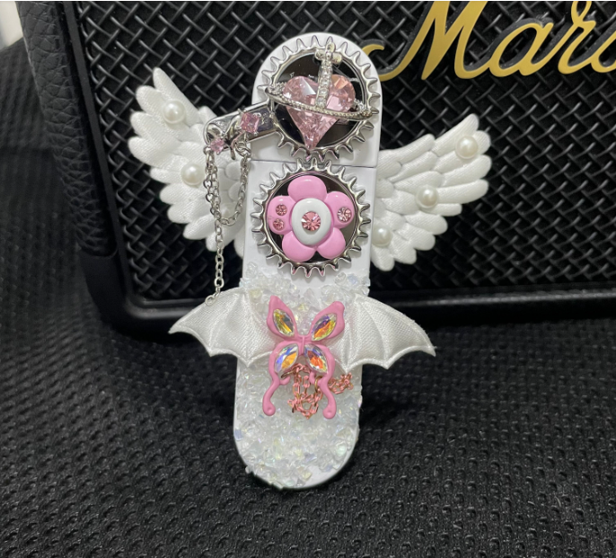 Handmade DIY Inflatable Lighter Angel Star Cross