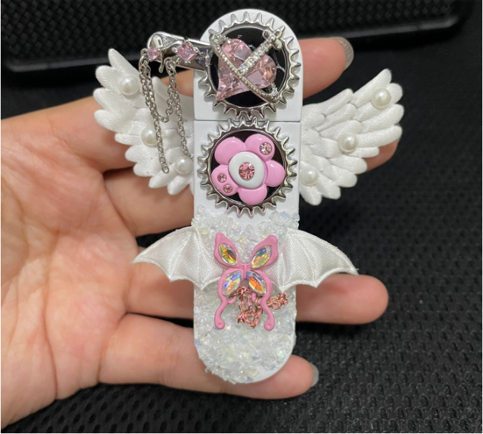 Handmade DIY Inflatable Lighter Angel Star Cross