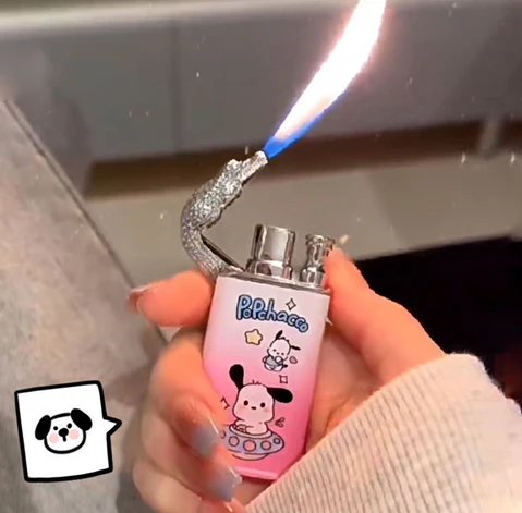 Refillable windproof lighter gift for boyfriend