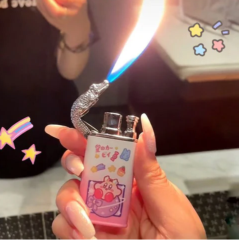 Refillable windproof lighter gift for boyfriend