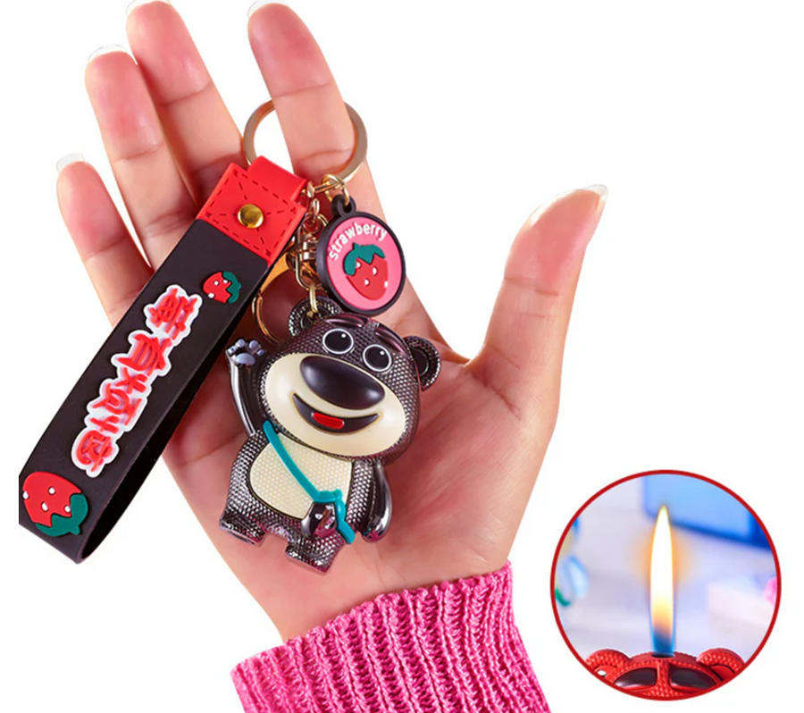 Cartoon Strawberry Bear Lighter