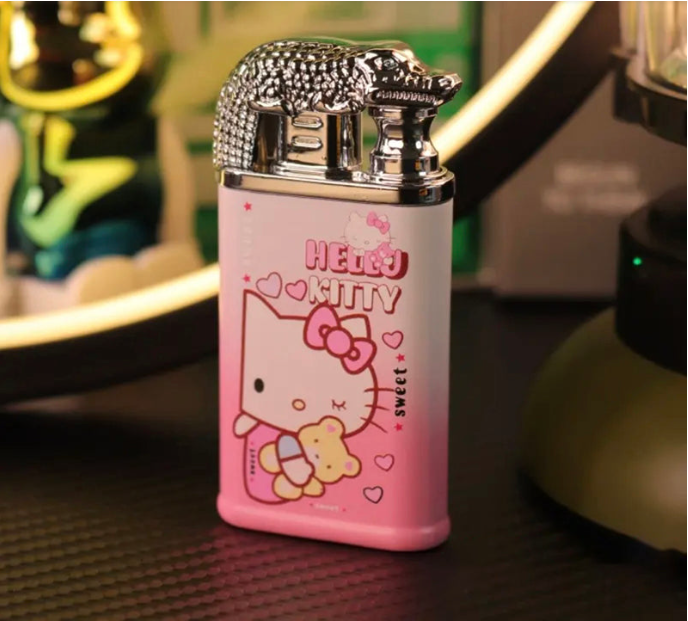 Refillable windproof lighter gift for boyfriend