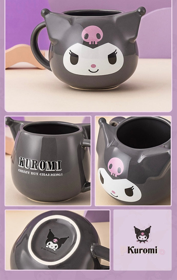 Sanrio Cute Ceramic Coffee Mug Christmas Birthday Novelty Gifts for Women Kids