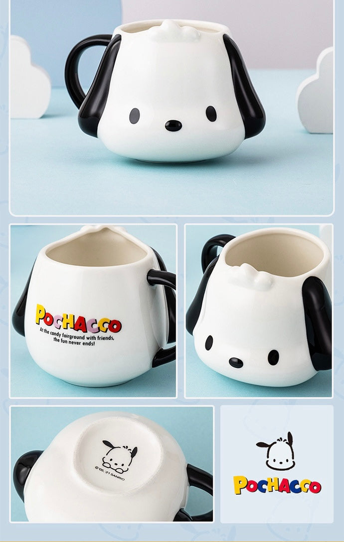 Sanrio Cute Ceramic Coffee Mug Christmas Birthday Novelty Gifts for Women Kids