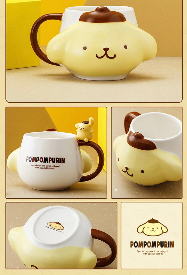 Sanrio Cute Ceramic Coffee Mug Christmas Birthday Novelty Gifts for Women Kids