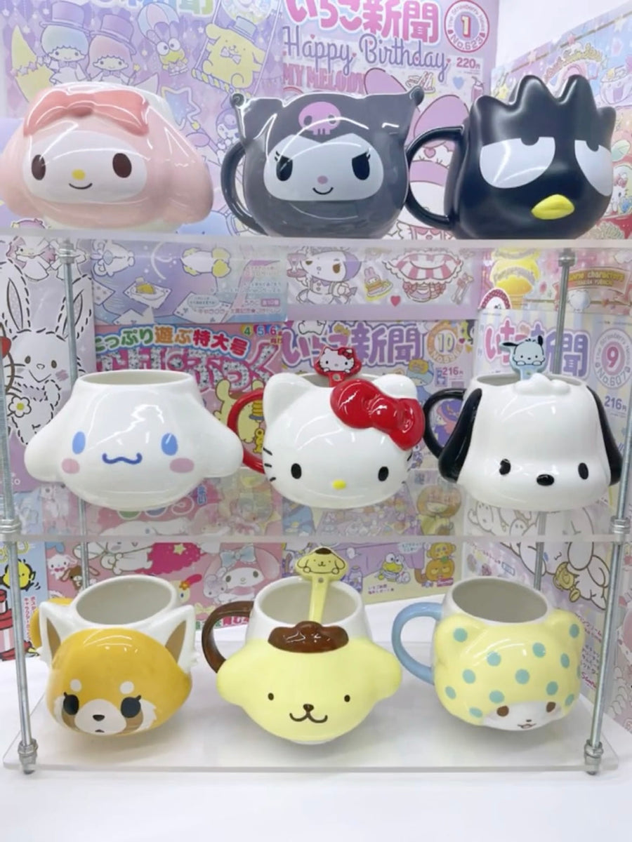 Sanrio Cute Ceramic Coffee Mug Christmas Birthday Novelty Gifts for Women Kids