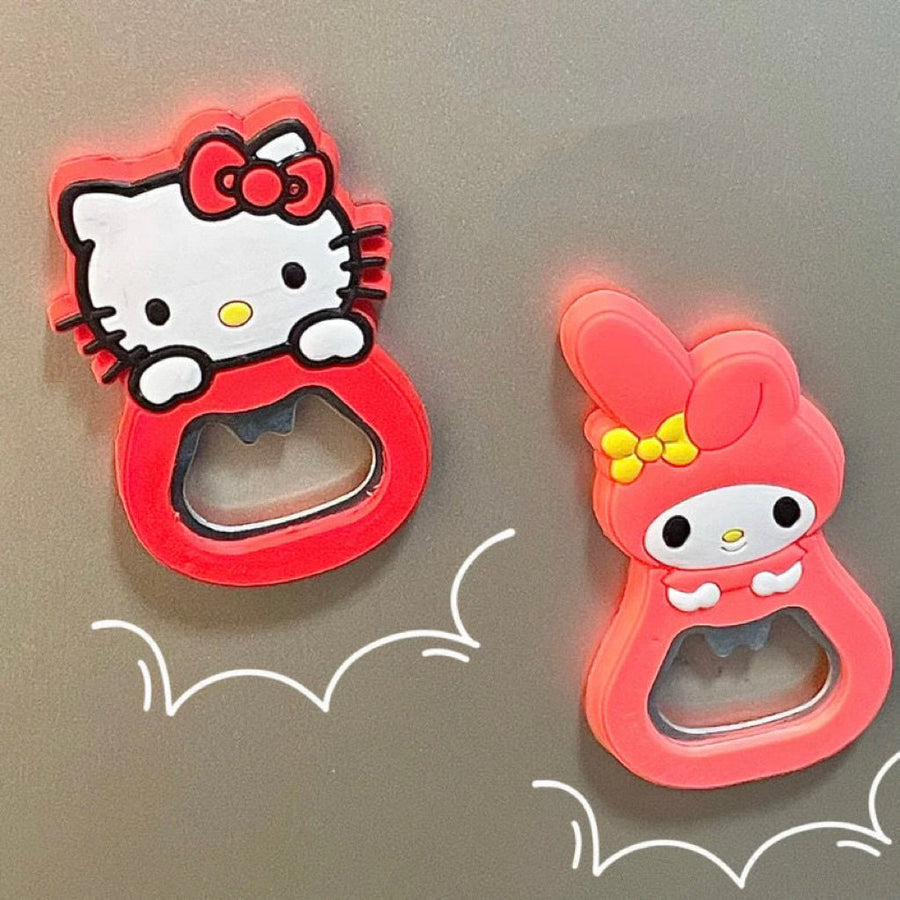 Sanrio 2 PCS(Pack of 1) Bottle Opener Beer Opener Can Opener Kitchen Gadget Bar Tools Cap Opener Juice Lid Opener