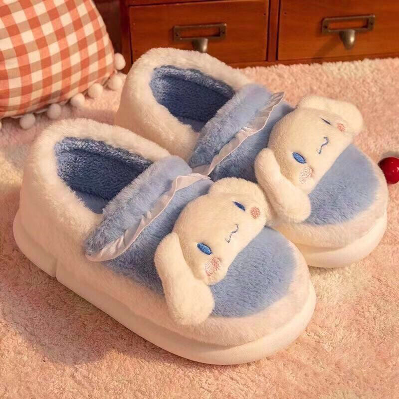 Sanrio Fuzzy Slippers Women Kawaii Slippers for Women House Slippers Cute Slippers