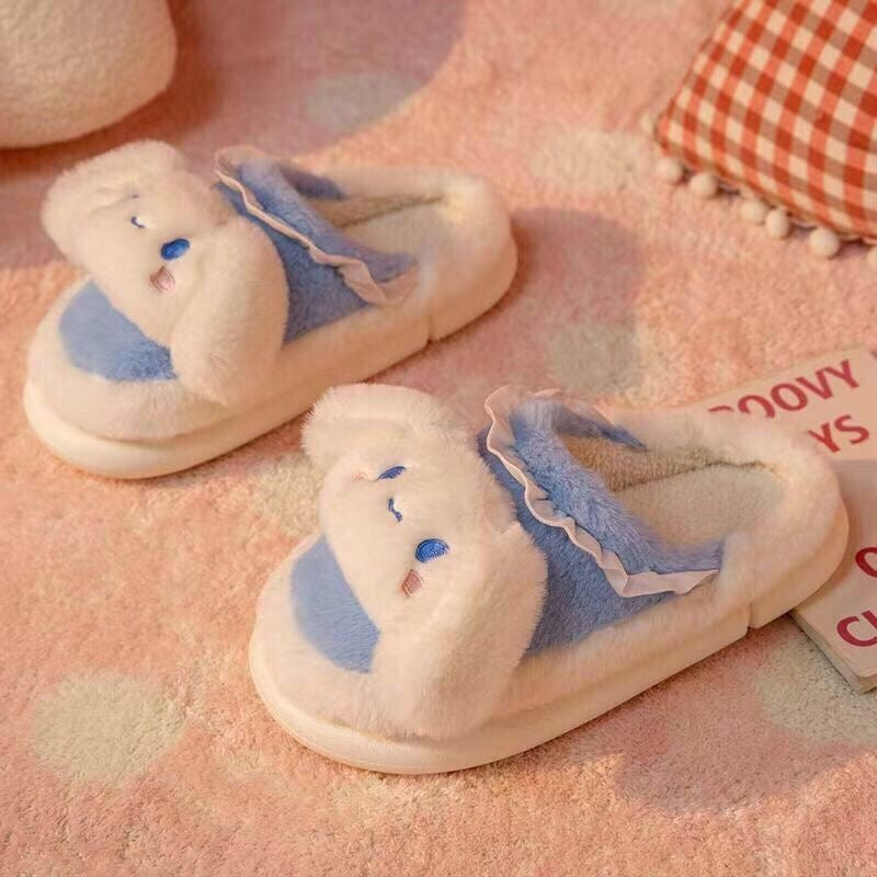 Sanrio Fuzzy Slippers Women Kawaii Slippers for Women House Slippers Cute Slippers