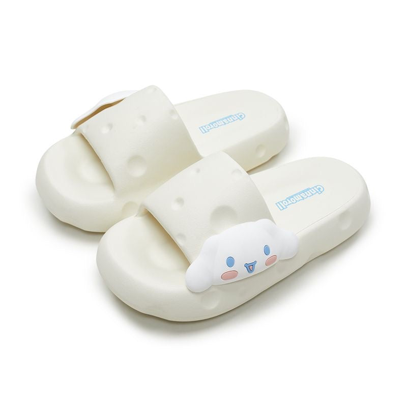 Sanrio summer cute cheese indoor non-slip thick bottom slippers for children Girl