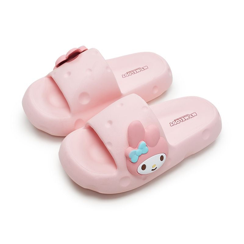 Sanrio summer cute cheese indoor non-slip thick bottom slippers for children Girl