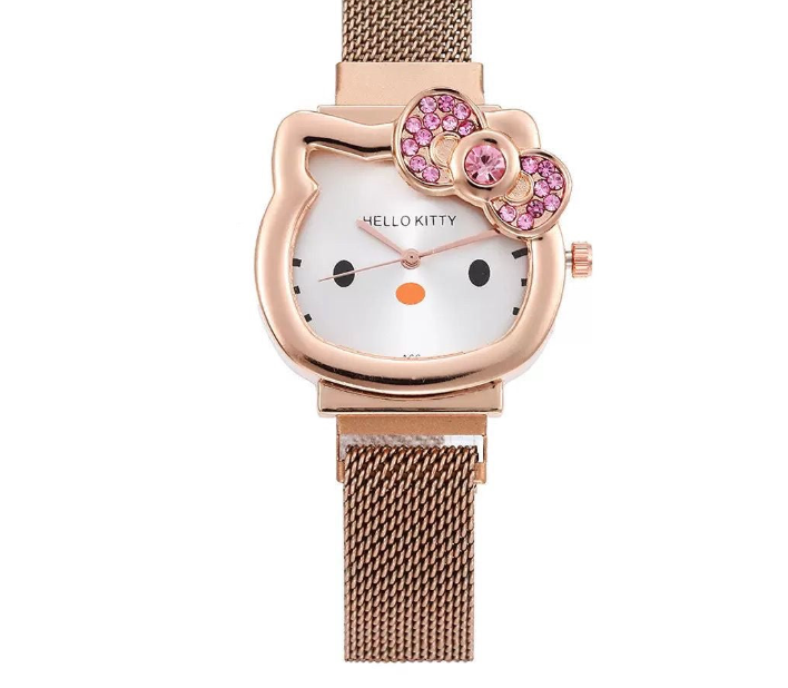 KT Crystal Watch Adjustable Metal Strap