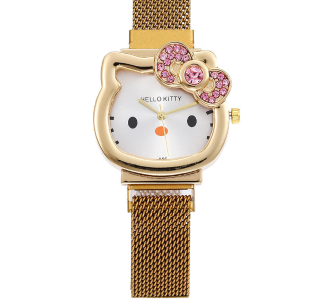 KT Crystal Watch Adjustable Metal Strap