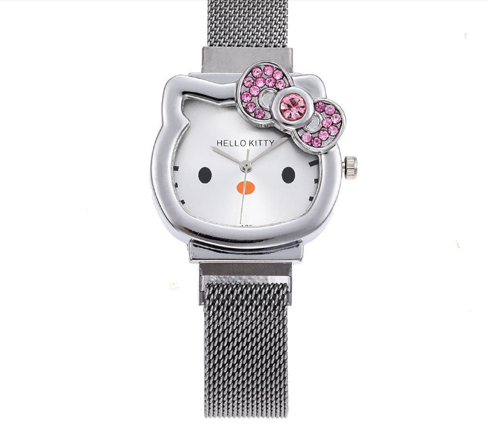 KT Crystal Watch Adjustable Metal Strap