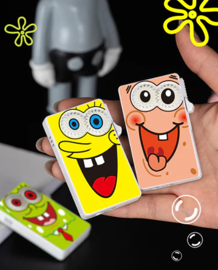 Spongebob Patrick Star lighter windproof refillable lighter With luminous