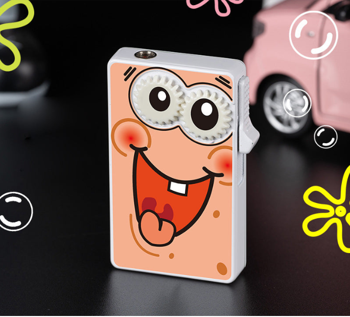 Spongebob Patrick Star lighter windproof refillable lighter With luminous