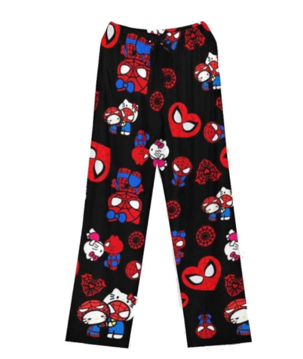 Hellokitty Spiderman Pajama Pants Sleepwear