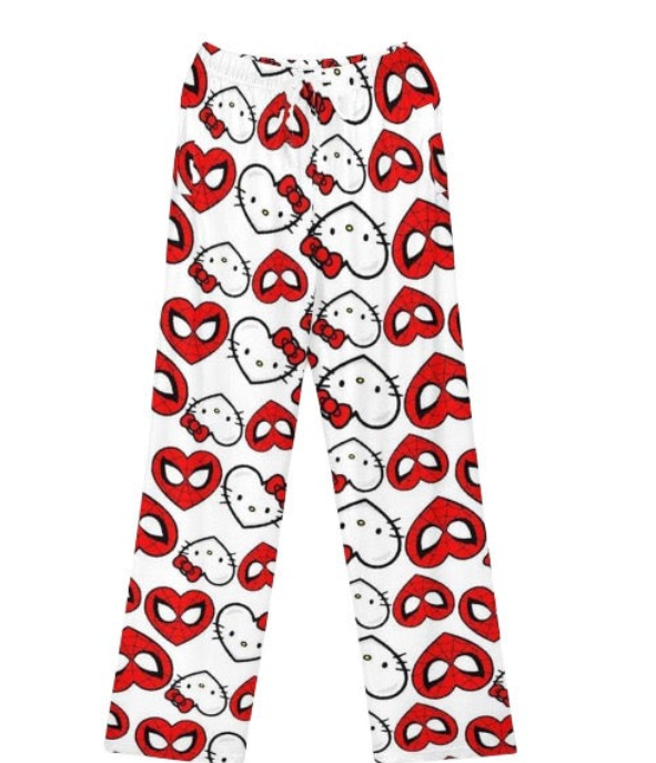 Hellokitty Spiderman Pajama Pants Sleepwear